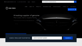 What Benzspares.com website looked like in 2019 (4 years ago)