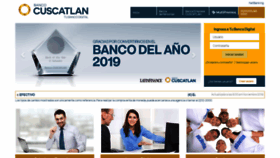 What Bancocuscatlan.com website looked like in 2019 (4 years ago)