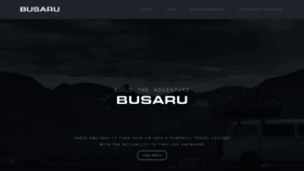 What Busaru.com website looked like in 2019 (4 years ago)