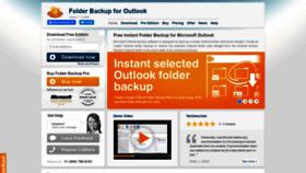 What Backup-folder.com website looked like in 2019 (4 years ago)