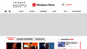 What Businessnews.com.tn website looked like in 2019 (5 years ago)