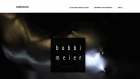 What Bobbimeier.com website looked like in 2019 (4 years ago)