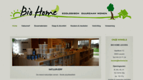 What Biohome.be website looked like in 2019 (4 years ago)