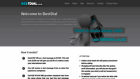 What Bestdial.co.uk website looked like in 2019 (4 years ago)
