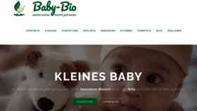 What Baby-bio.com website looked like in 2019 (4 years ago)