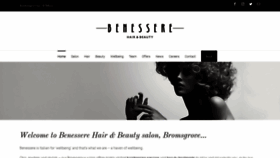 What Benessere-hairandbeauty.co.uk website looked like in 2019 (4 years ago)