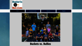 What Bucketsvsbullies.com website looked like in 2019 (4 years ago)