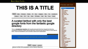 What Bestwebfonts.com website looked like in 2019 (4 years ago)