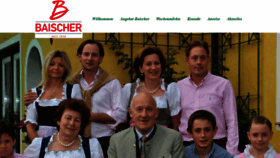 What Baischer.at website looked like in 2019 (4 years ago)