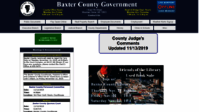 What Baxtercounty.org website looked like in 2019 (4 years ago)