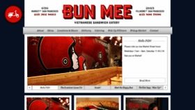 What Bunmee.co website looked like in 2019 (4 years ago)