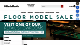 What Billiardsflorida.com website looked like in 2019 (4 years ago)