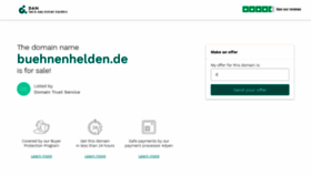 What Buehnenhelden.de website looked like in 2019 (4 years ago)