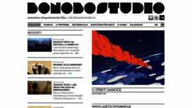 What Bonobostudio.hr website looked like in 2019 (6 years ago)