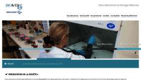 What Biomed34.fr website looked like in 2019 (4 years ago)