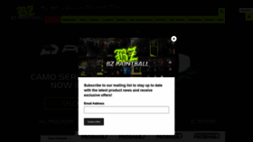 What Bzpaintball.co.uk website looked like in 2019 (4 years ago)