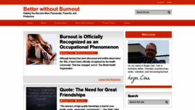 What Burnouttoolbox.com website looked like in 2019 (4 years ago)