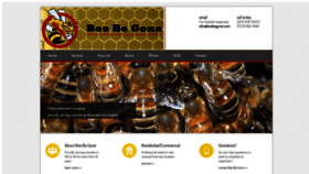 What Beebegone.com website looked like in 2019 (4 years ago)