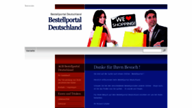 What Bestellportal.de website looked like in 2019 (4 years ago)