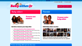 What Baby-sitter.fr website looked like in 2019 (4 years ago)
