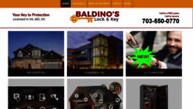 What Baldinos.com website looked like in 2019 (4 years ago)