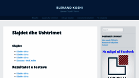 What Blerand.com website looked like in 2019 (4 years ago)