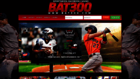 What Bat300.com website looked like in 2019 (4 years ago)