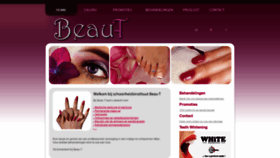 What Beau-t-michele.be website looked like in 2019 (4 years ago)