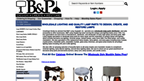 What Bplampsupply.com website looked like in 2019 (4 years ago)