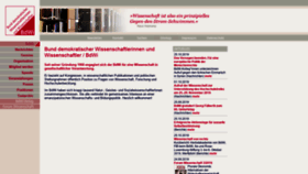What Bdwi.de website looked like in 2019 (6 years ago)