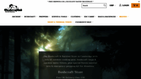 What Bushcraftlab.co.uk website looked like in 2019 (4 years ago)