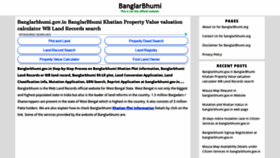 What Banglarbhumi.org website looked like in 2019 (4 years ago)