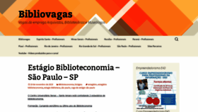 What Bibliovagas.com.br website looked like in 2019 (4 years ago)