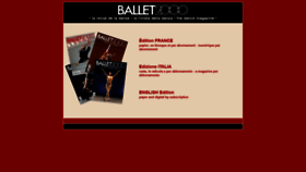 What Ballet2000.com website looked like in 2019 (4 years ago)