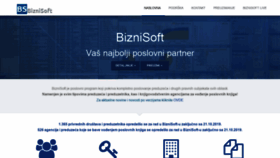 What Biznisoft.rs website looked like in 2019 (4 years ago)