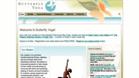 What Butterfly-yoga.com website looked like in 2019 (4 years ago)