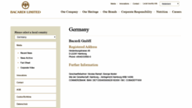 What Bacardi-deutschland.de website looked like in 2019 (4 years ago)