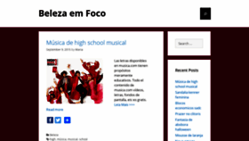 What Belezaemfoco.com website looked like in 2019 (4 years ago)