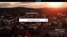 What Bolagspriser.se website looked like in 2019 (4 years ago)