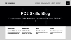 What Blog.pd2skills.com website looked like in 2019 (4 years ago)