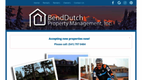 What Benddutchpropertymanagement.com website looked like in 2019 (4 years ago)