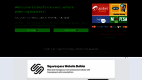 What Betforte.com website looked like in 2019 (4 years ago)