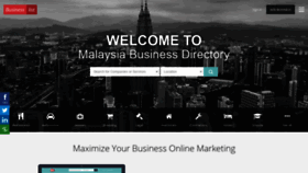 What Businesslist.my website looked like in 2019 (4 years ago)