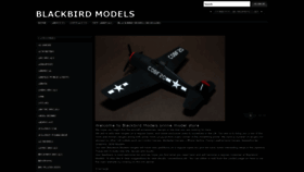 What Blackbirdmodels.co.uk website looked like in 2019 (4 years ago)