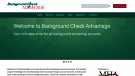 What Backgroundcheckadvantage.com website looked like in 2019 (4 years ago)