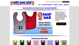 What Busybabybibs.com website looked like in 2019 (4 years ago)