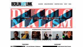 What Berlinartlink.com website looked like in 2019 (4 years ago)