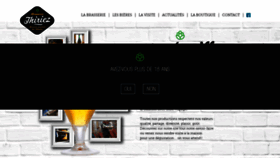 What Brasseriethiriez.com website looked like in 2019 (4 years ago)