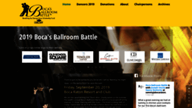 What Ballroombattle.com website looked like in 2019 (4 years ago)