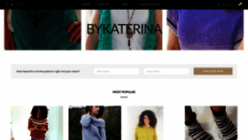 What By-katerina.com website looked like in 2019 (4 years ago)